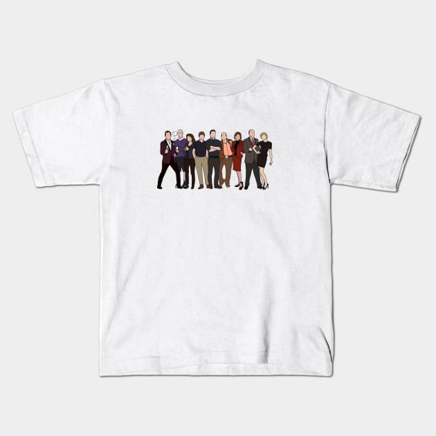 arrested development cast Kids T-Shirt by aluap1006